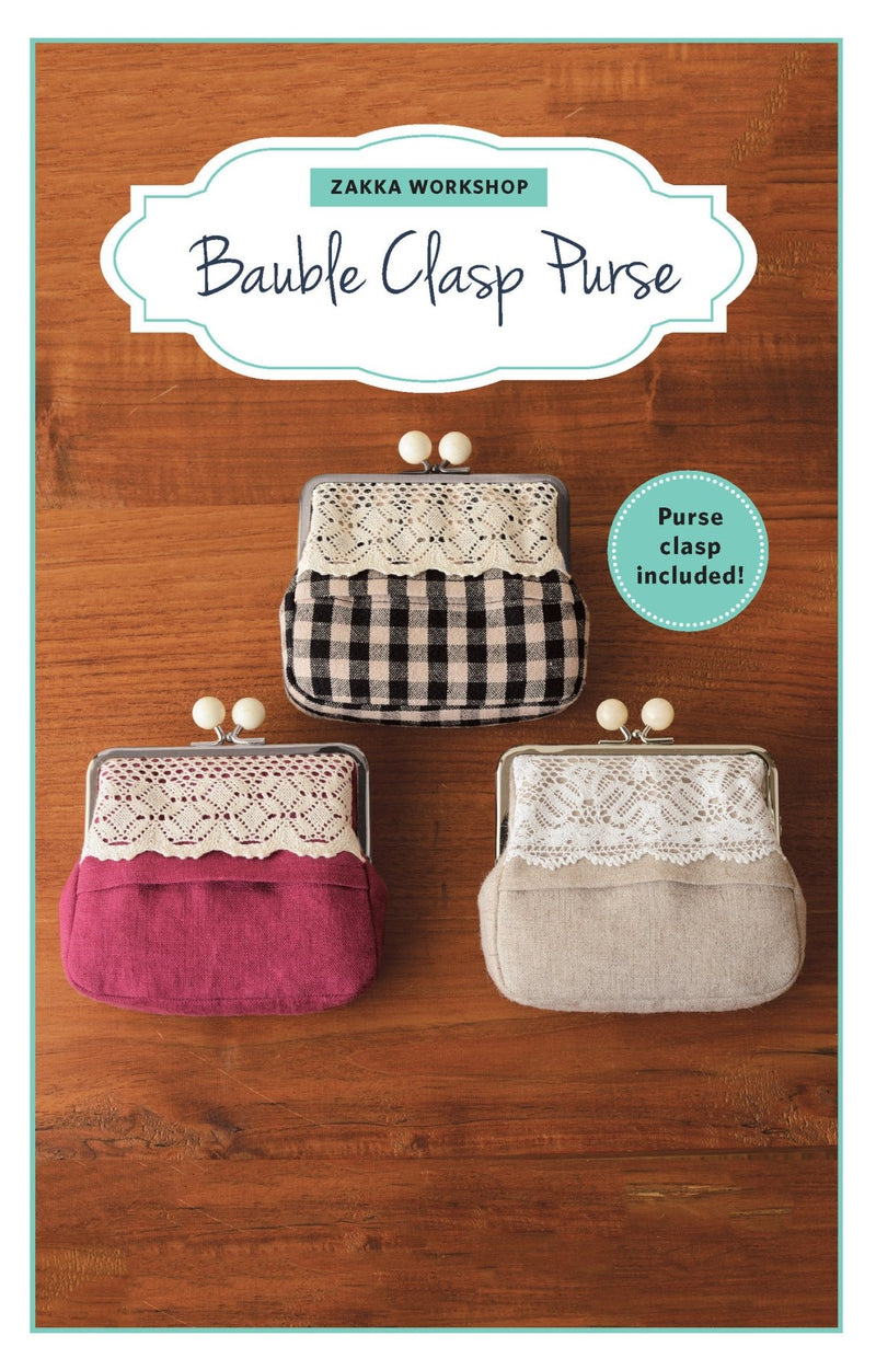 Bauble Clasp Purse Kit from Zakka Workshop - Emmaline Bags Inc.