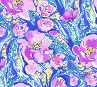 Beautiful Moments - Purple Multi Floral // Beautiful Moments by Jacqueline Malonado for FIGO (1/4 yard) - Emmaline Bags Inc.