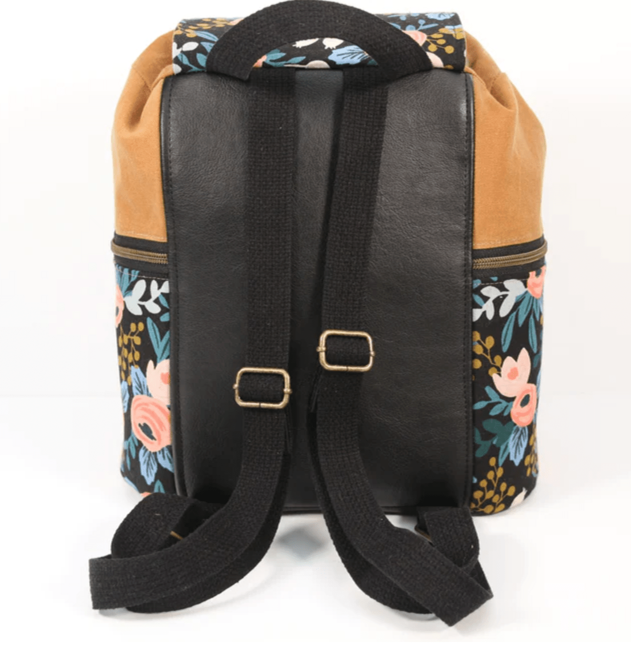 Bee Balm Waxed Canvas Backpack by Blue Calla Sewing Patterns Printed Paper Pattern Emmaline Bags Inc