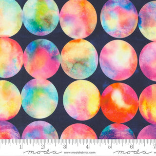 Big Dots in Onyx (Purple Hue) // Gradients Auras by Moda (1/4 yard) - Emmaline Bags Inc.