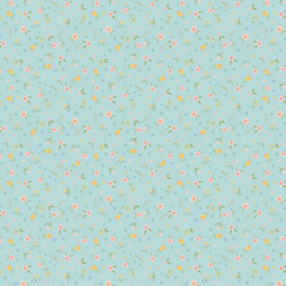 Blossoms Blue • Finding Wonder for Poppie Cotton (1/4 yard) - Emmaline Bags Inc.