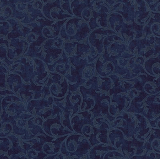 Blue Scroll (Scroll) // Jinny Beyer Pallete Collection (1/4 yard) - Emmaline Bags Inc.