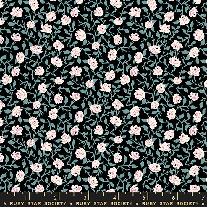 Brambling Rose • Tiny Frights by Ruby Star Society for Moda (1/4 yard) - Emmaline Bags Inc.