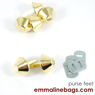 BUCKET Purse Feet: 3/4" (18 mm) (6 pack) - Emmaline Bags Inc.