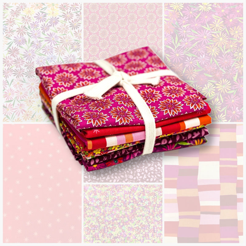 Bundle #5 • Pinks! by Moda (6 x 1/2 yard) - Emmaline Bags Inc.