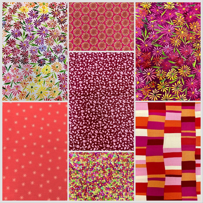 Bundle #5 • Pinks! by Moda (6 x 1/2 yard) - Emmaline Bags Inc.
