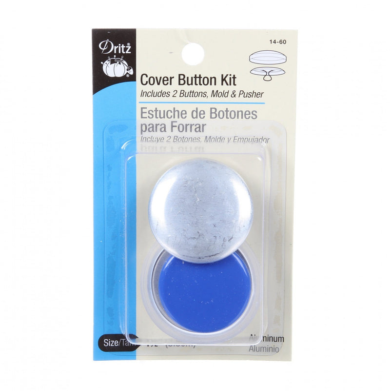 Button Cover Kit - 1-1/2 in (2 Pack) - Emmaline Bags Inc.