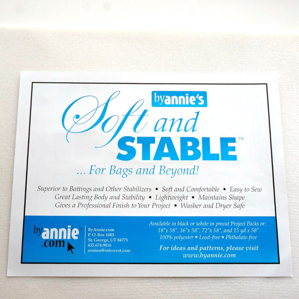 By Annie's Soft & Stable 1/2Yd Precut (18" x 58") - Emmaline Bags Inc.