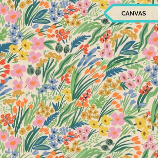 CANVAS - Lea Natural // by Rifle Paper Co. for Cotton + Steel (1/4 yard) - Emmaline Bags Inc.