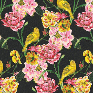 Carolina Wren Dusk // Charlotte by Bari J for Art Gallery Fabrics - (1/4 yard) - Emmaline Bags Inc.