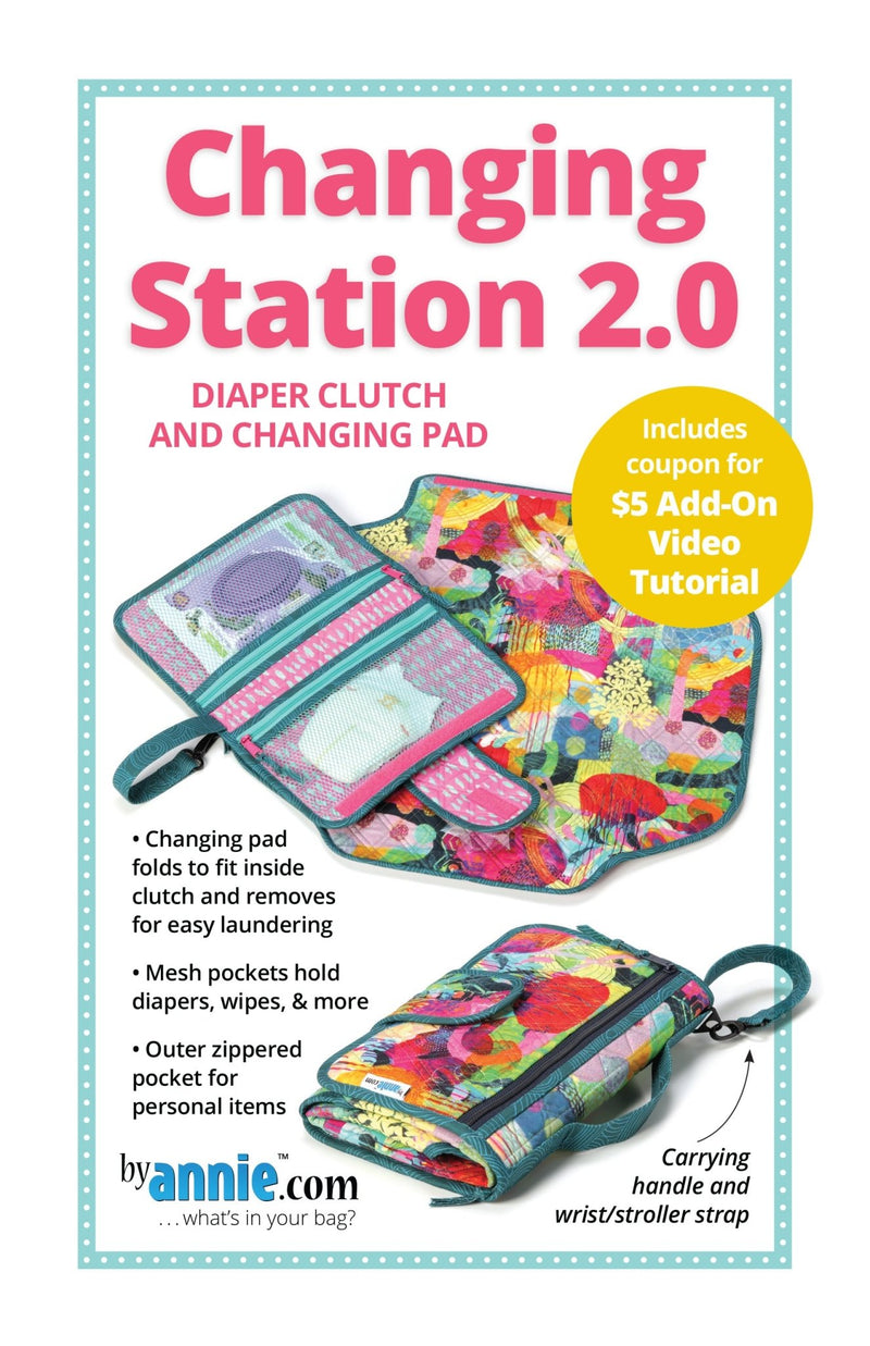 Changing Station 2.0 from By Annie (Printed Paper Pattern) - Emmaline Bags Inc.