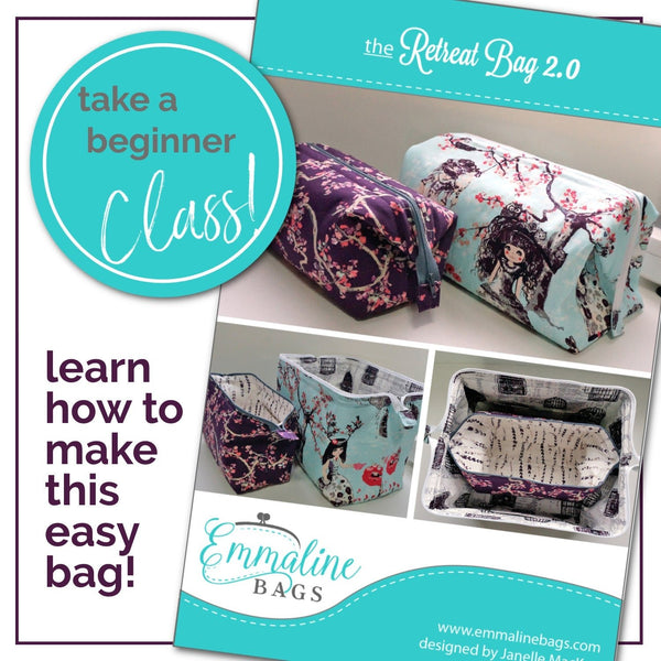 Class: The Retreat Bag Beginner Class - Saturday April 6/24 - Emmaline Bags Inc.