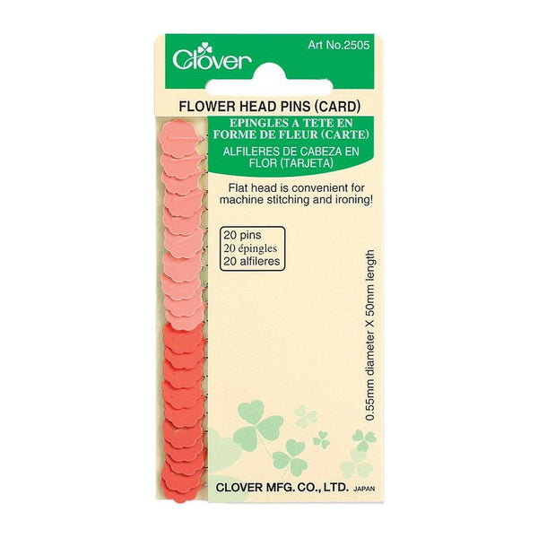 Clover Flower Head Pins - Emmaline Bags Inc.