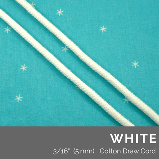 Cotton Drawstring Cording (Per 1 Yard) - Emmaline Bags Inc.