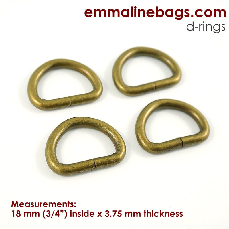 D-rings: (4 Pack) - Emmaline Bags Inc.