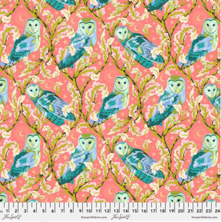 Dawn Night Owl // Tula Pink Moon Garden for FreeSpirit - (1/4 yard) - Emmaline Bags Inc.