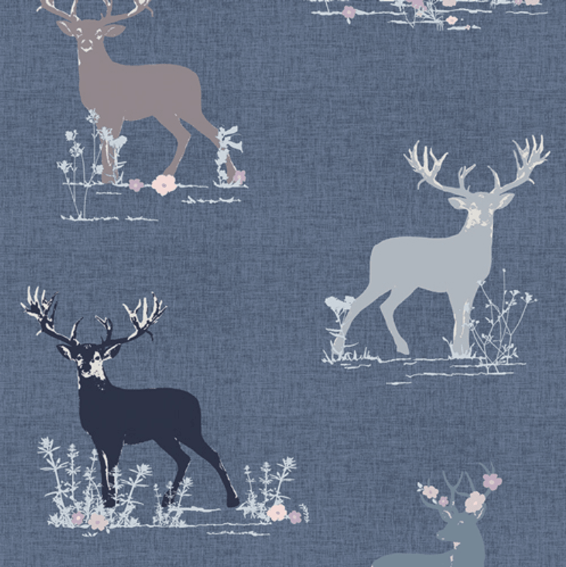 Dear Deer Four // Tribute: Eclectic Intuition for Art Gallery Fabrics - (1/4 yard) - Emmaline Bags Inc.