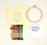 DMC Mediterranean Garden Embroidery Kit - Emmaline Bags Inc.