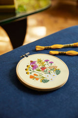 DMC Mediterranean Garden Embroidery Kit - Emmaline Bags Inc.