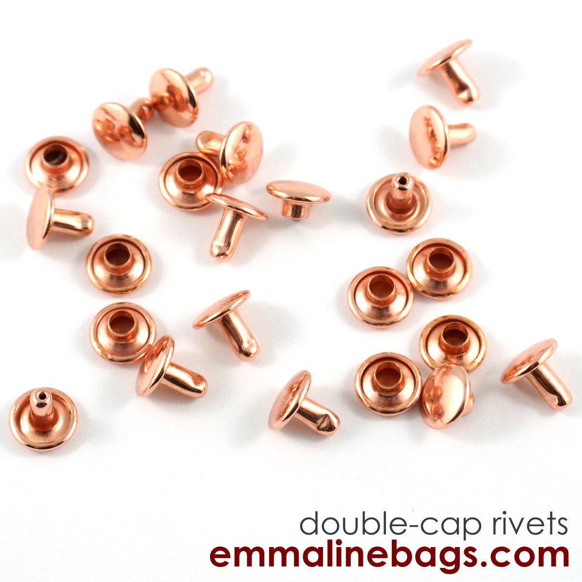 Mini Double Cap Rivets Double Cap RIVETS - Emmaline Bags Inc.