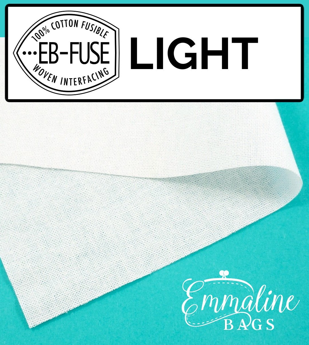 EB-FUSE // Emmaline Fusible Woven Cotton Interfacing