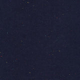 Essex Speckle Navy | Yarn Dyed Linen by Robert Kaufman - Emmaline Bags Inc.