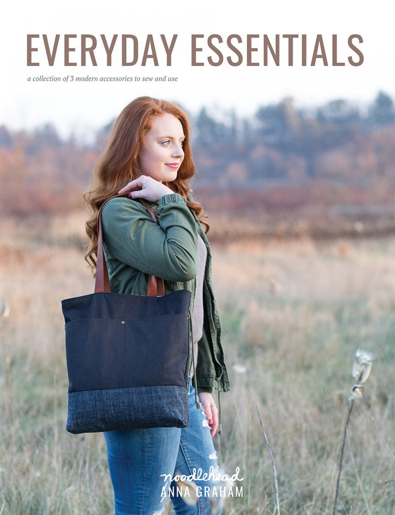 Everyday Essentials (3 patterns!) by Noodlehead (Printed Booklet) - Emmaline Bags Inc.
