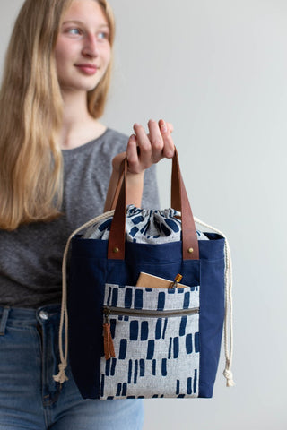 Firefly Tote by Noodlehead (Printed Paper Pattern) - Emmaline Bags Inc.