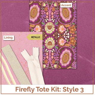 Firefly Tote - Complete Bag Making Kit - Emmaline Bags Inc.