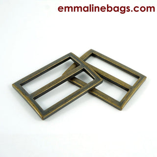 Flat Strap SLIDERS (2 Pack) - Emmaline Bags Inc.