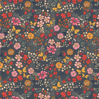 Floral Abundance Shade // The Flower Fields for Art Gallery Fabrics - (1/4 yard) - Emmaline Bags Inc.