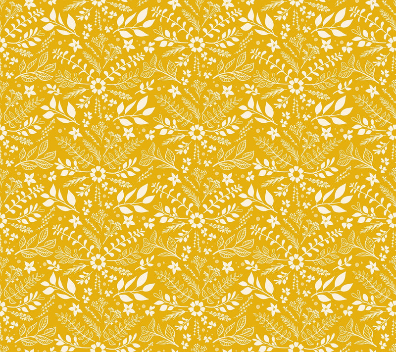 Goldenrod Sprigs • Curio by Ruby Star Society for Moda (1/4 yard) - Emmaline Bags Inc.