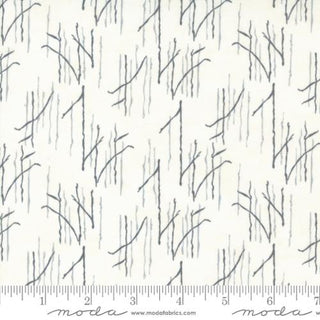 Grasses in Cream // Silhouettes by Holly Taylor for Moda (1/4 yard) - Emmaline Bags Inc.