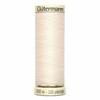 Gutermann Sew-All Polyester Thread (100 m) - Eggshell-022 - Emmaline Bags Inc.