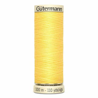 Gutermann Sew-All Polyester Thread (100 m) - Lemon Peel-807 - Emmaline Bags Inc.