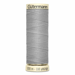 Gutermann Sew-All Polyester Thread (100 m) - Mist Grey-102 - Emmaline Bags Inc.