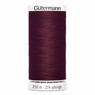 Gutermann Sew-All Polyester Thread (250 m) - Burgundy - 450 - Emmaline Bags Inc.