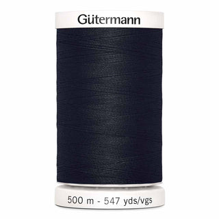Gutermann Sew-All Polyester Thread (500 m) - Black - 010 - Emmaline Bags Inc.