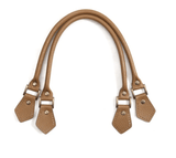 Handbag & Tote Bag Handles: 18.2" Embossed Rolled Leather (1 Pair) - Emmaline Bags Inc.