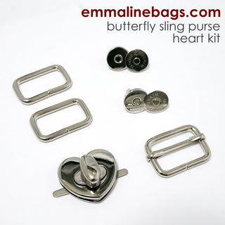 Hardware Kit: Butterfly Sling Purse - Emmaline Bags Inc.