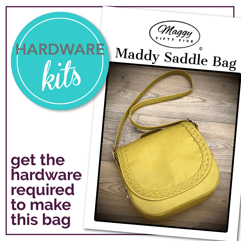 Hardware Kit - Maddy Saddle Bag by Maggy55 - Emmaline Bags Inc.