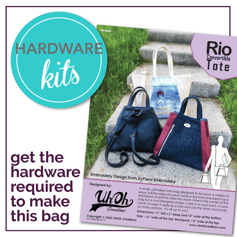 Hardware Kit - The Rio Convertible Tote - Emmaline Bags Inc.