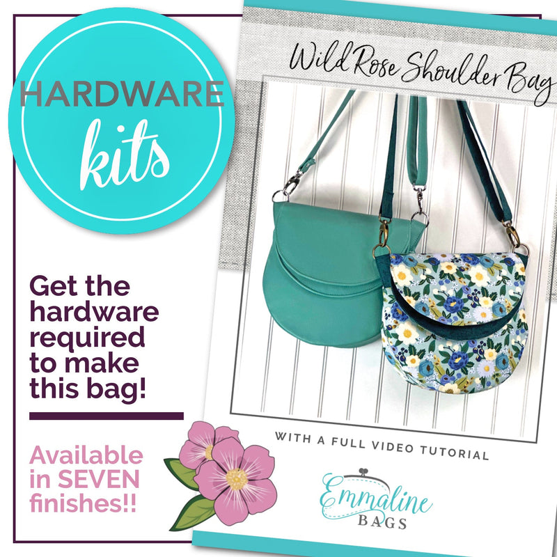 Hardware Kit - The Wild Rose Shoulder Bag - Emmaline Bags Inc.
