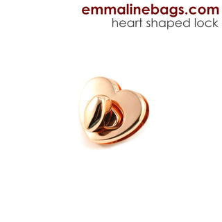 Heart Shaped Bag Lock - Emmaline Bags Inc.