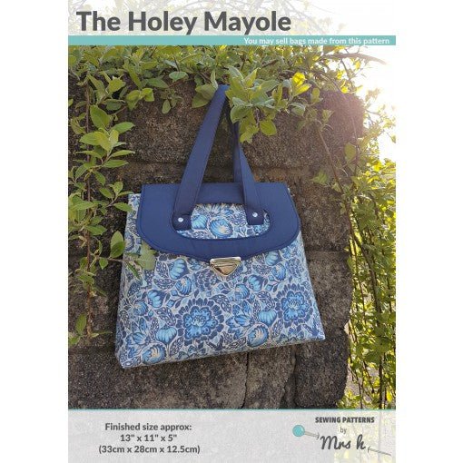 Holey Mayole by Sewing Patterns by Mrs H (Printed Paper Pattern) - Emmaline Bags Inc.