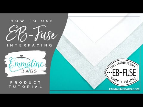 EB-FUSE // Emmaline Fusible Woven Cotton Interfacing