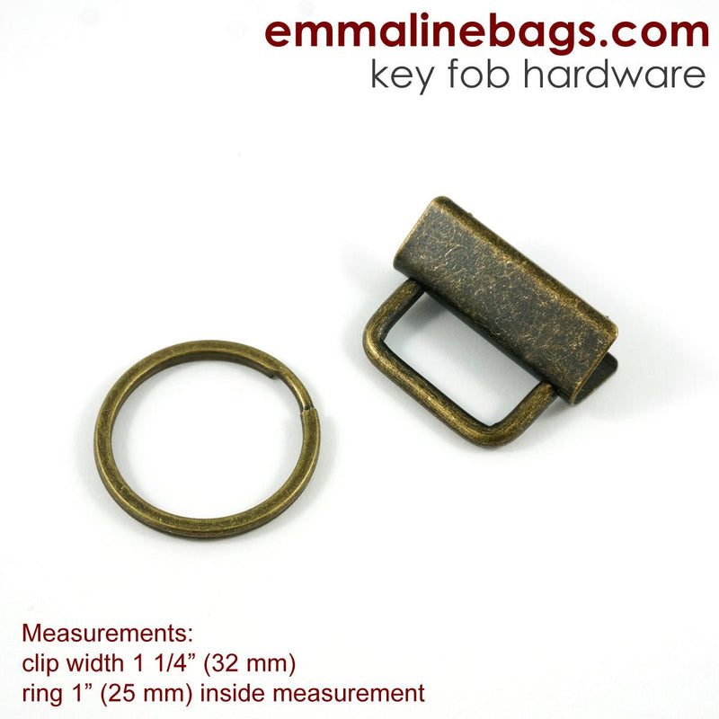 Key Fob Hardware (5 Pack) - Emmaline Bags Inc.