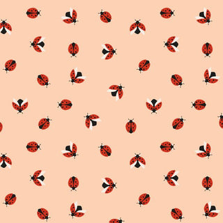 Lady Bug Red // Wild and Free for Cotton + Steel (1/4 yard) - Emmaline Bags Inc.