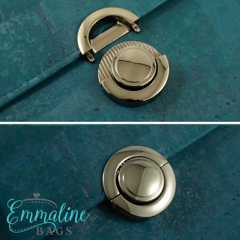 Large "Button" Lock - Emmaline Bags Inc.