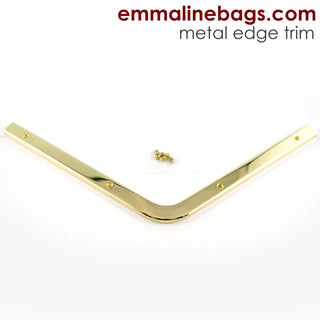 Metal Edge Trim: Style A - Large Pointed (1 per package) - Emmaline Bags Inc.